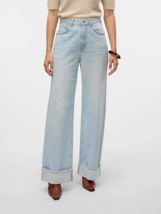 Actual product image Vero Moda VMKATHY Super High Rise Weiter Beinschnitt Jeans Weit geschnitten (W29/L30)
