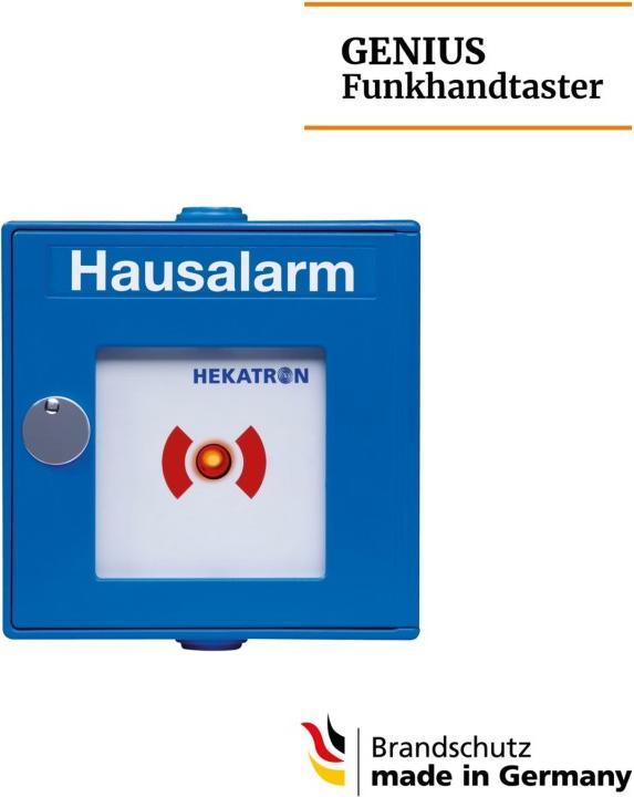 Produktbild Hekatron Funkhandtaster f. Funksystem Genius 31-500001