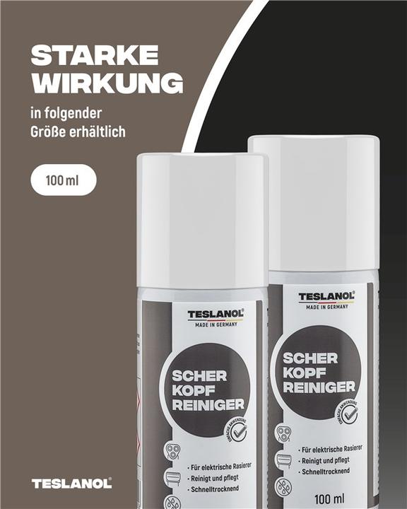 Actual product image Teslanol Shaving head cleaner