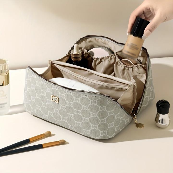 Immagine prodotto Only-Bags.Store Borsa per il trucco da viaggio con scomparti multipli, borsa per cosmetici portatile e spaziosa