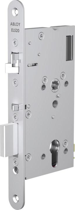 Actual product image Assa Abloy EL 520 electric security lock, DM 65, face plate 20x235 mm, stainless steel effect