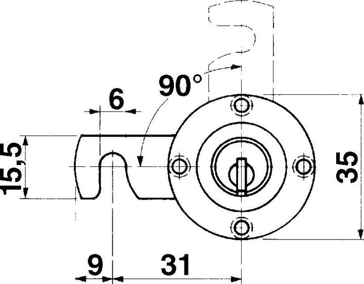Produktbild Kaba Verschluss-Zylinder 8, Typ 1129 (Verschlusszylinder)