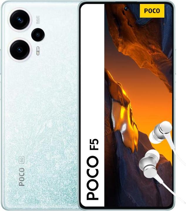 Image du produit Xiaomi Poco F5 (256 Go, Blanc, 6.67", Double SIM, 64 Mpx, 5G)