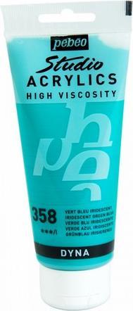 Bleu vert irisé