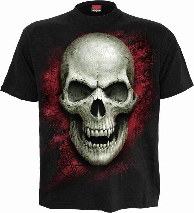 Spiral Gothic Runes TShirt Leuchtet im Dunkeln
