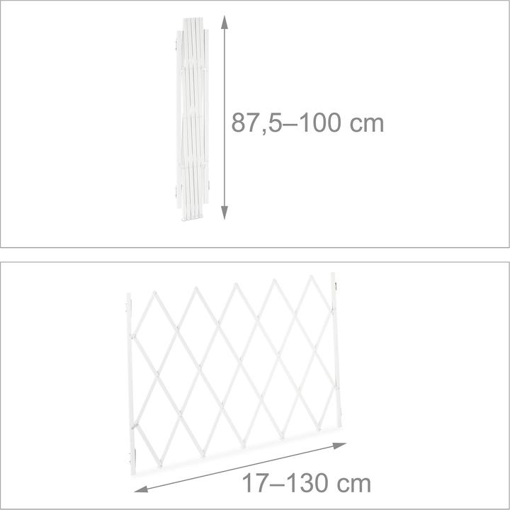 Relaxdays Hundeabsperrgitter (3 cm)