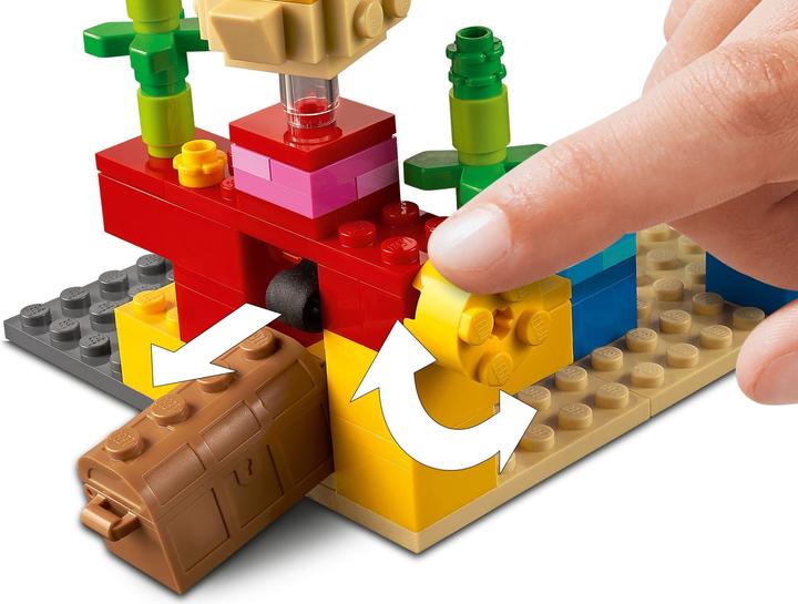 Actual product image LEGO The coral reef (21164, LEGO Minecraft)