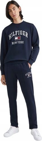 Immagine prodotto Tommy Hilfiger Felpa Modern Varsity Uomo, Desert Sky, L (L)