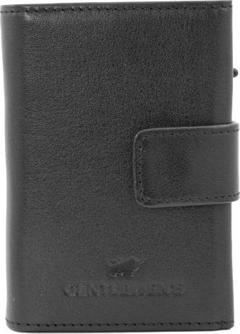 Braun Büffel Slim Wallet x Gentlemens mit Druckknopf