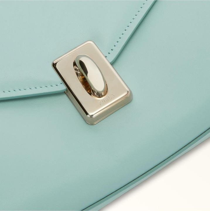 Produktbild Furla meridiana shoulder bag in aquamarine leather