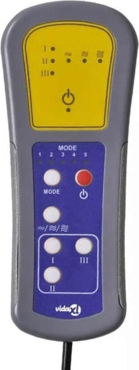 Immagine prodotto VidaXL Sedia da massaggio in similpelle grigia,Colore: Grigio, Materiale