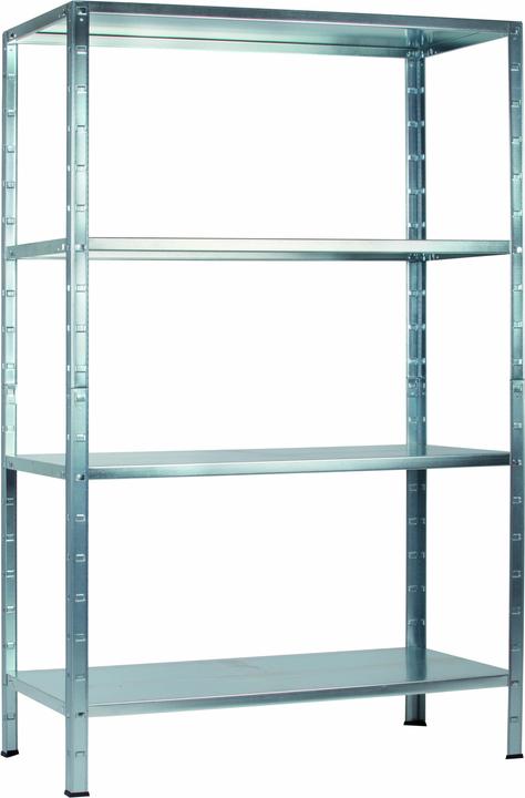Actual product image Schulte Green boltless basic shelving, galvanised 1800x1000x450 mm 4 shelves Load capacity 260 kg