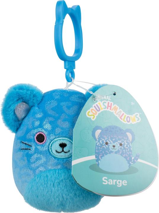 Actual product image Squishmallows - 9 cm - Clip On - Sarge Jaguar (9 cm)