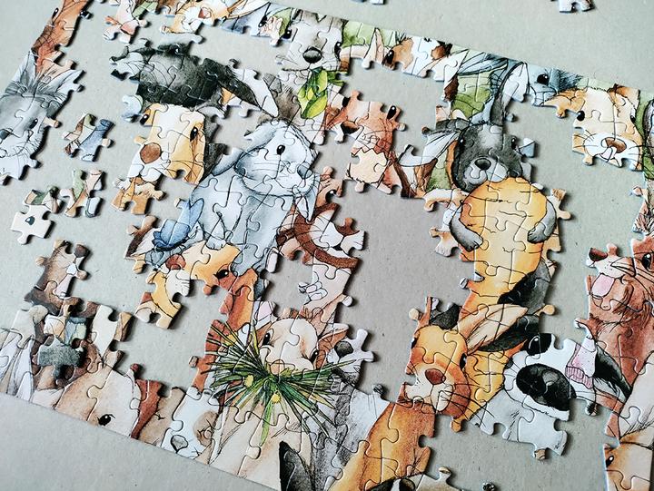 Produktbild Tactic Puzzle Hasen, 200 Teile. (200 Teile)