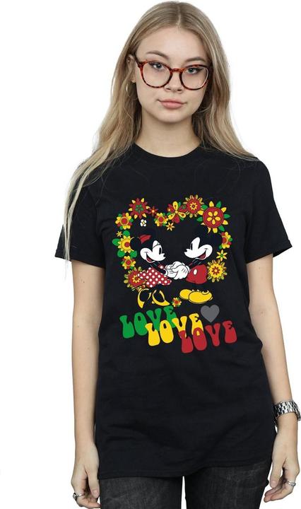 Produktbild Disney Mickey And Minnie Mouse Hippie Love TShirt (M)