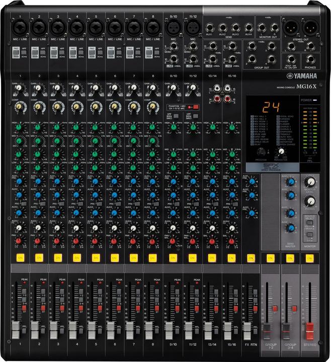 Image du produit Yamaha MG16X (Studio et mixeur live)