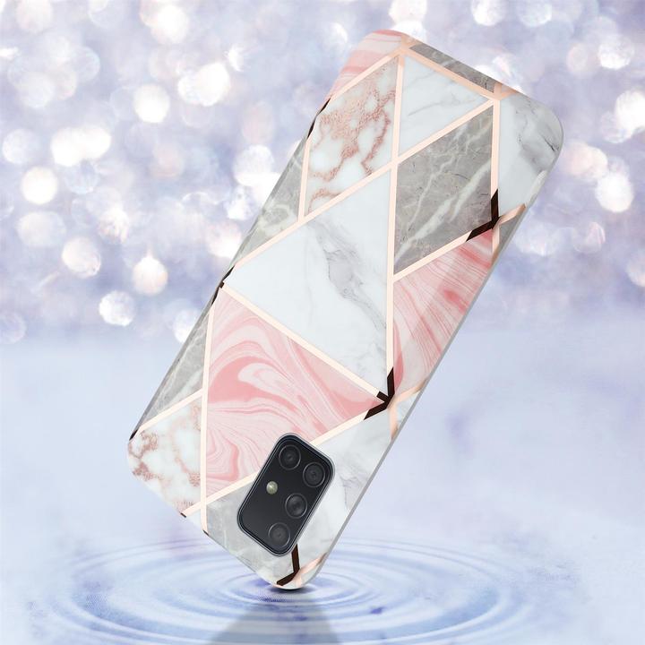 Produktbild Cadorabo IMD TPU Bunter Marmor Cover (Samsung Galaxy A51 5G)