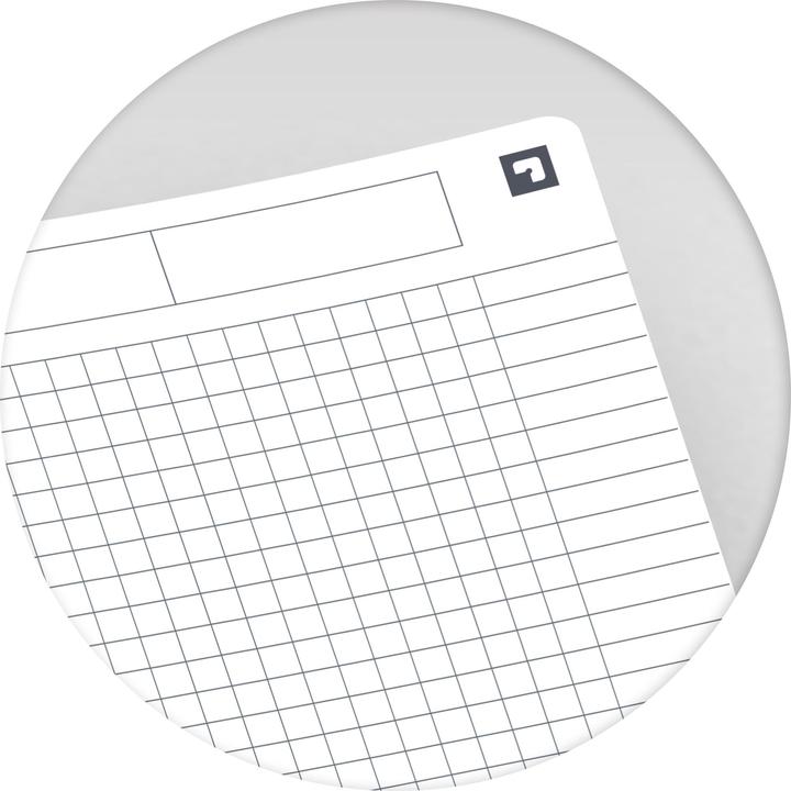 Actual product image Oxford Spiral book Office (A5, Checked)