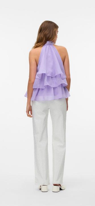 Actual product image Vero Moda VMTESSA Hohe Taille Weiter Beinschnitt Jeans Weit geschnitten (W31/L32)
