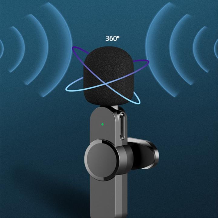 Produktbild Apfelkiste 360° Lavalier-Mikrofon mit USB C – Kabelloses Set für Handy/Tablet (3-tlg.)