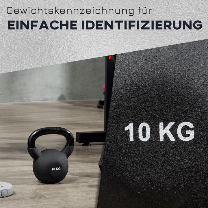Produktbild Homcom Kugelhantel mit Neoprenbeschichtung (1 x 10 kg)