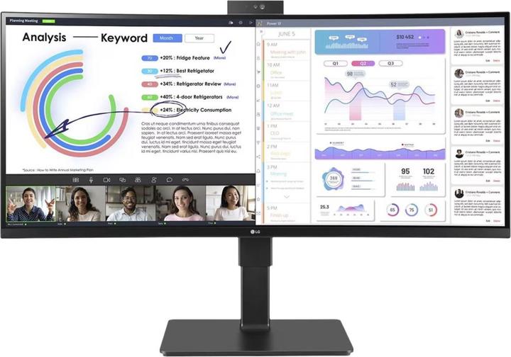 Image du produit LG UltraWide 34BQ77QC-B (3440 x 1440 pixels, 34")