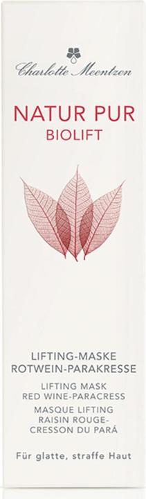 Produktbild Charlotte Meentzen Natur Pur BIOLIFT Lifting-Maske Rotwein-Parakresse (30 ml)