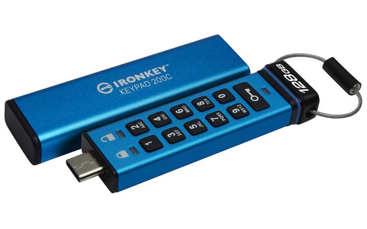 Actual product image Kingston IronKey Keypad 200C (128 GB, USB 3.2)