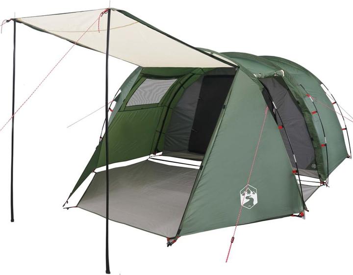 Immagine prodotto VidaXL Tenda da campeggio 4 persone 420 x 260 x 153 cm 185T Taffeta (Tenda a cupola, 8 kg, 4 persone)