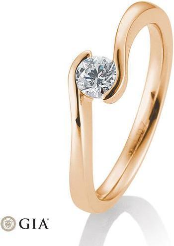 Produktbild Breuning Ring Schwung 0,05-0,30ct. (52, 585/14 K Gold)