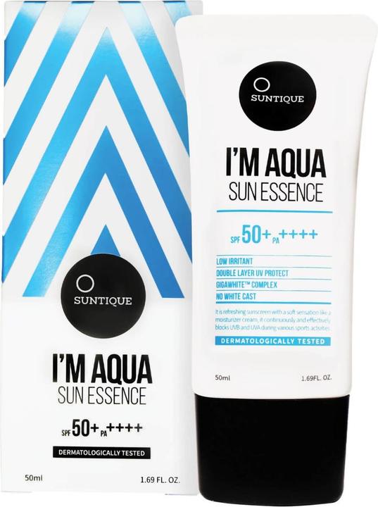 Suntique i'm aqua sun essence (Sonnencreme Gesicht, SPF 50+, 50 ml)
