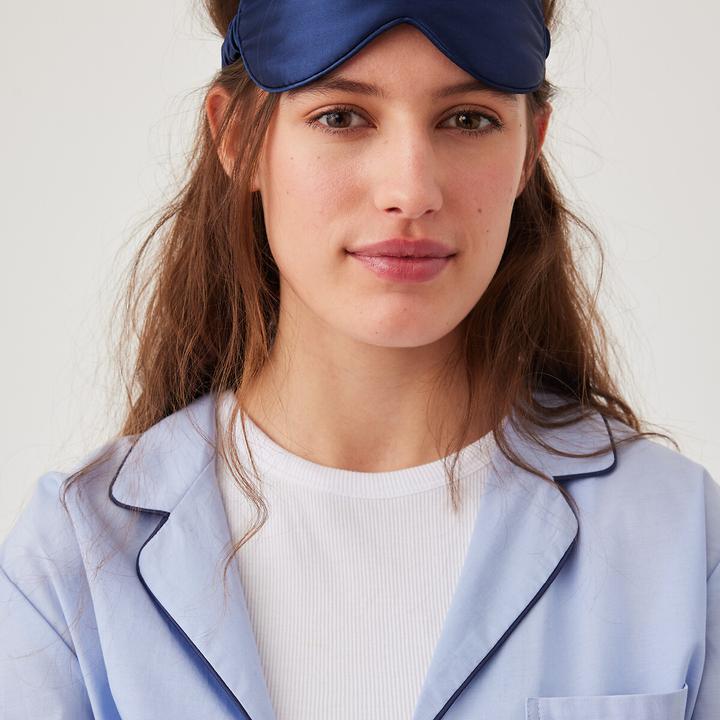 Produktbild La Redoute Collections Pyjama Signature in Chambray-Optik (38)