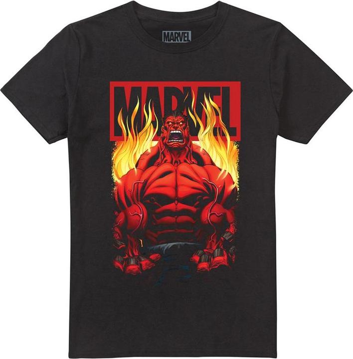 Immagine prodotto Maglietta Hulk Rosso Fuoco Uomo (3XL)