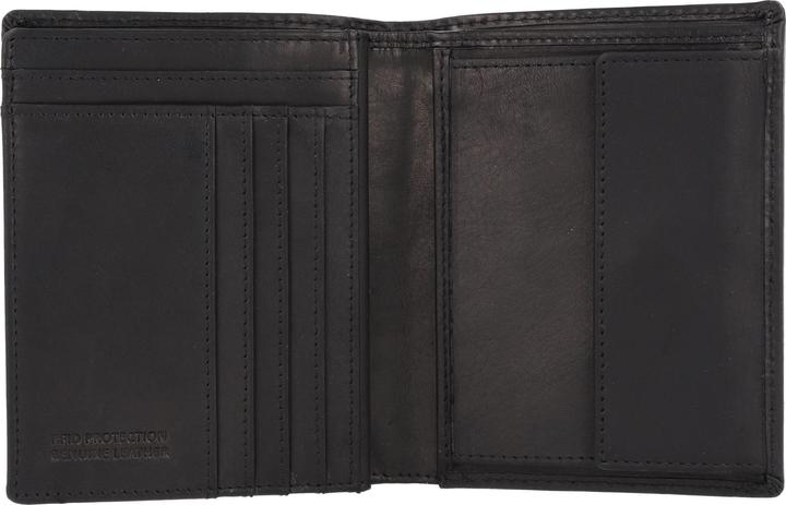 Image du produit Greenburry Pure Black Portefeuille Protection RFID Cuir 10.5 cm