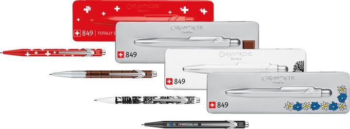 Produktbild Caran d'Ache 849 Totally Swiss mit Etui (Weiss, Rot, 1 x)