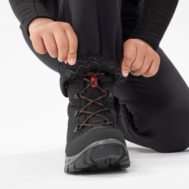 Actual product image Quechua Winter trousers softshell kids size 122-170 warm hiking - SH500 Mountain (6, 7, 8)