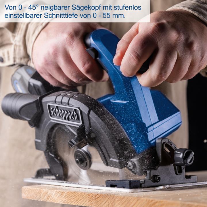Produktbild Scheppach Akku-Handkreissäge BC-HCS165-X (DIY)