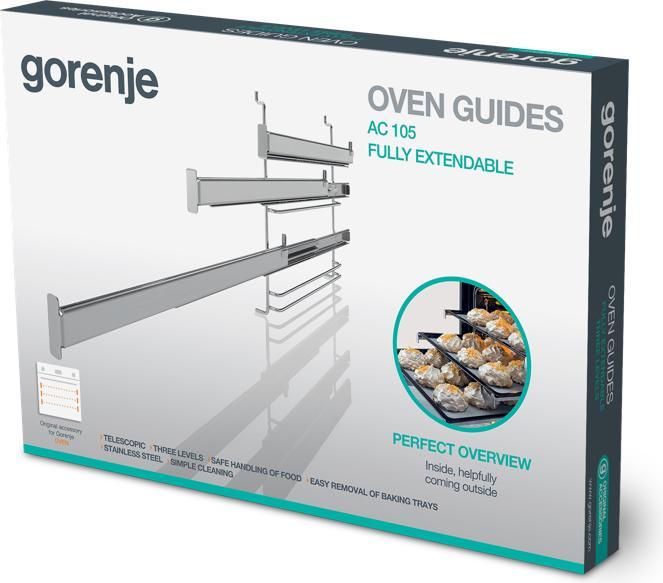 Actual product image Gorenje Telescopic pull-out 3-fold