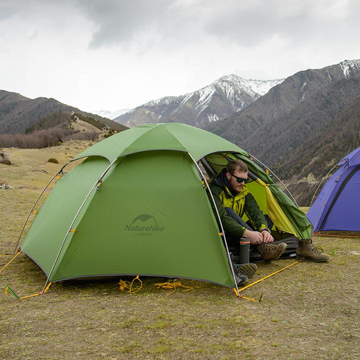 Productafbeelding Naturehike Cloud Peak 2 20d T-Zip tent nh17k240-y-groen (2.50 kg, 2 personen)