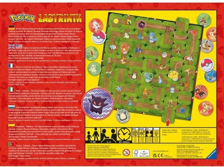 Actual product image Ravensburger Pokémon Labyrinth (German, French, Italian)