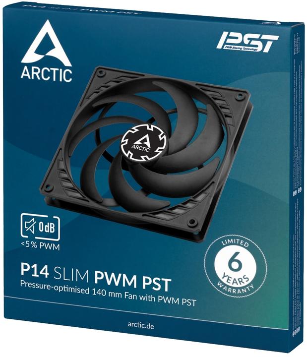 Actual product image Arctic P14 Slim PST (140 mm, 1 x)