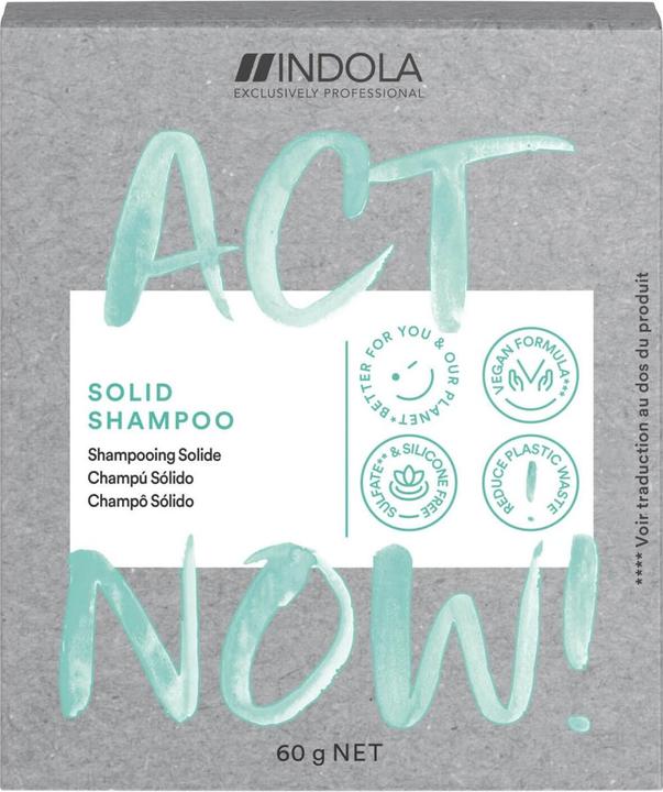 Produktbild Indola ACT NOW - Solid Shampoo (Festes Shampoo)