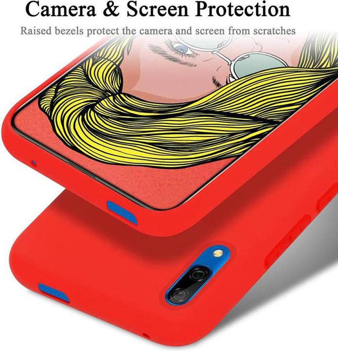 Actual product image Cadorabo TPU Liquid Silicone Case Cover (Huawei Enjoy 10 Plus, Huawei P Smart Z, Huawei Y9 Prime (2019))