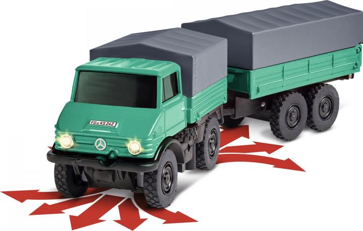 Immagine prodotto Carson 1:87 MB Unimog Forst w.Häng.2.4G 100%RTR (RTR pronto all'uso)