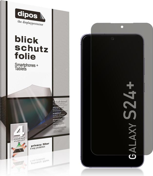 Actual product image Dipos Screen Protector 4-Way Privacy (1 Piece, Samsung Galaxy S24+)