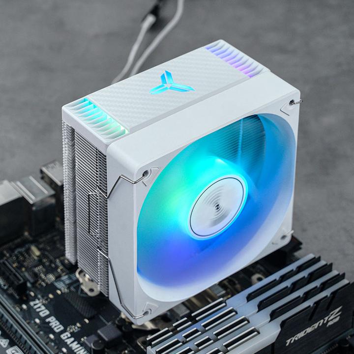 Actual product image Jonsbo CR-1000 EVO CPU cooler, RGB - white (154 mm)