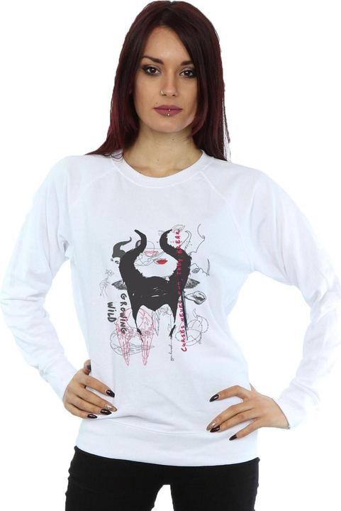 Immagine prodotto Disney Maleficent Mistress Of Evil Growing Wild Horns Collage Felpa Donna (XXL)