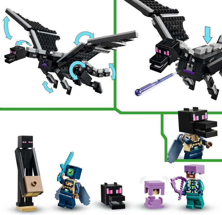Actual product image LEGO 21264 The Ender Dragon and the Ender Ship (21264, LEGO Minecraft)