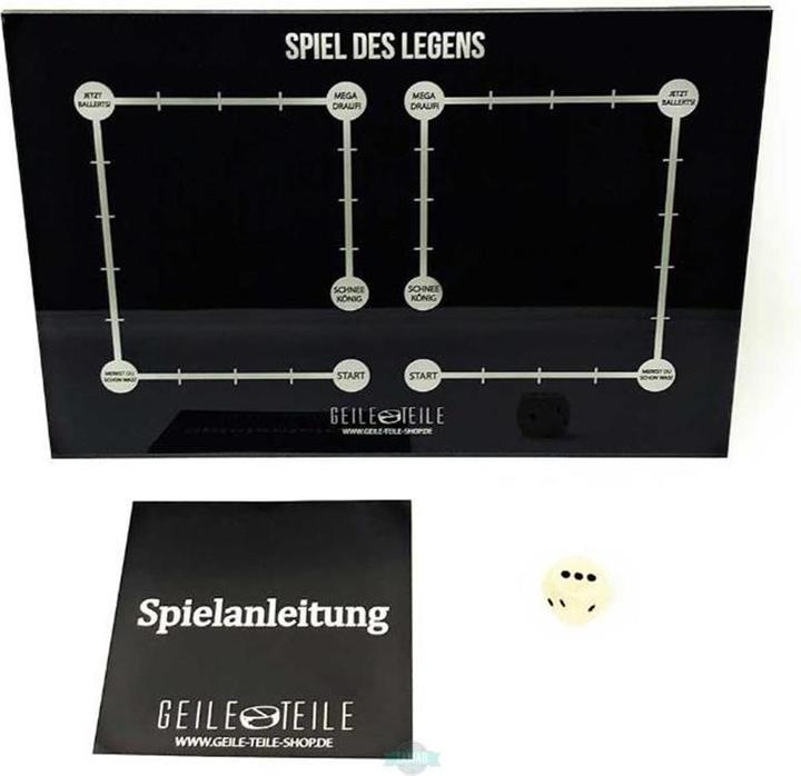 Produktbild Geile Teile Schnupftabak-Unterlage Acryl - Spiel des Legens