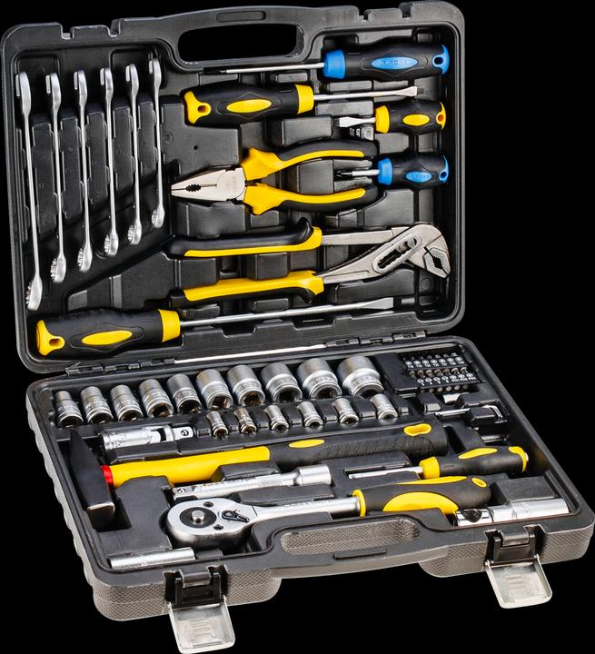 Topex Jeu d'outils 56 pcs. (38D224) (56 pièces)